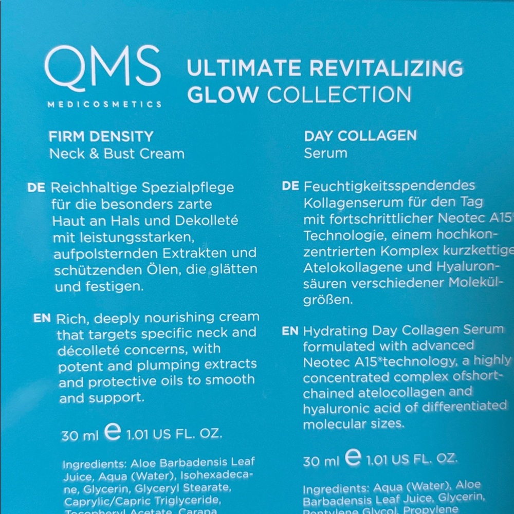 QMS Ultimate Revitalizing Glow Collection - Picture 4 of 5